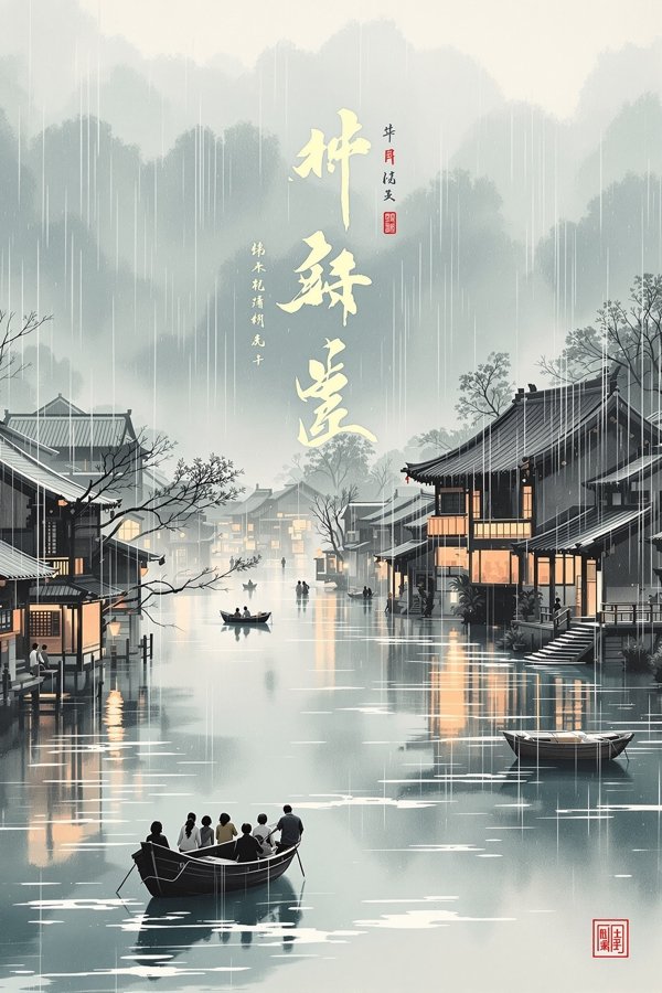 烟雨江南
